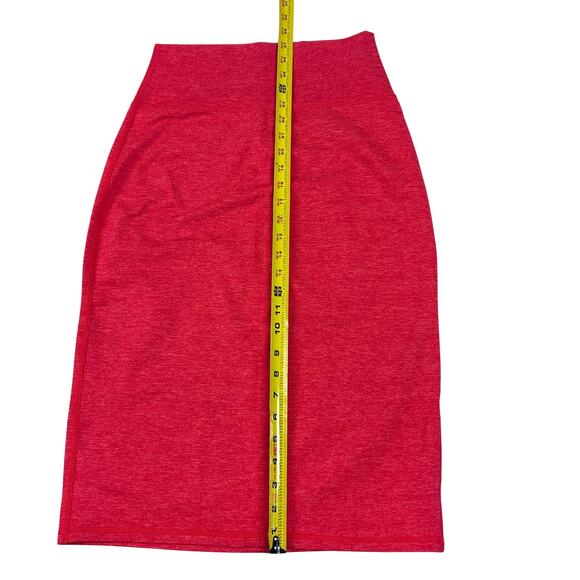 Offline By Aerie Red The Hugger Midi Skirt - Size Small - Picture 5 of 8